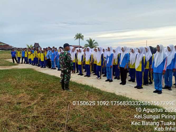 Koptu Sihabuddin Kenalkan Nilai Juang Kemerdekaan dengan Ajarkan PBB Kepada Pelajar