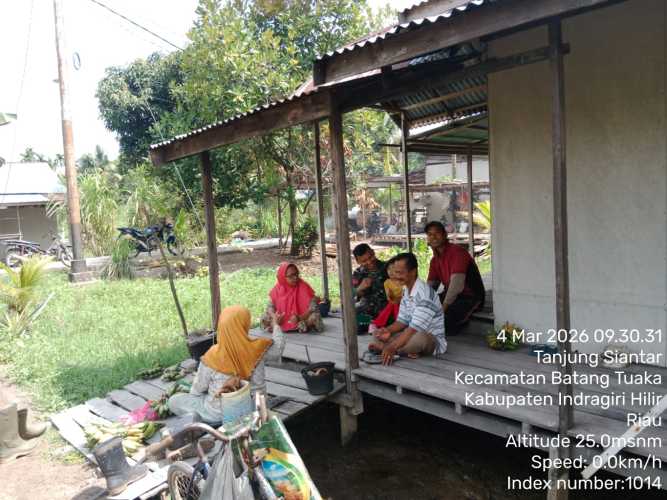 Babinsa Tanjung Siantar Perkuat Pembinaan Jaring Teritorial Lewat Komsos