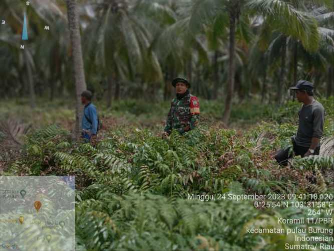 Bangun Harjo Wilayah Fokus Patroli Kathutlah Babinsa