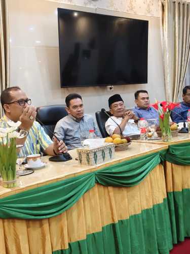 Pj Bupati Erisman Yahya Sambut Hangat Kunjungan Wartawan Inhil