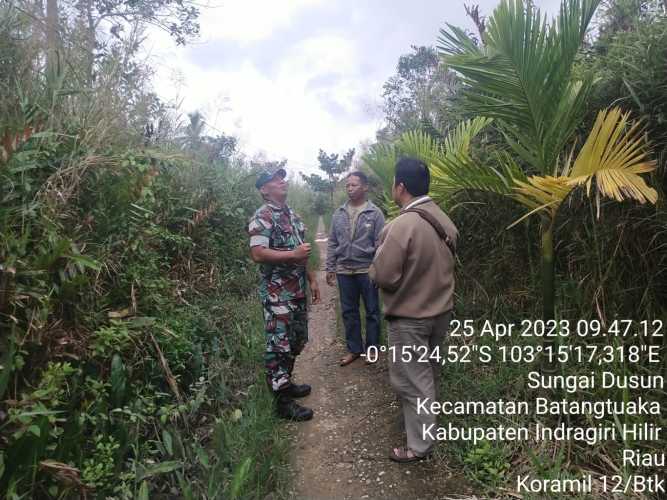 Sambil Bersilaturahmi, Babinsa Berikan Sosialisasi