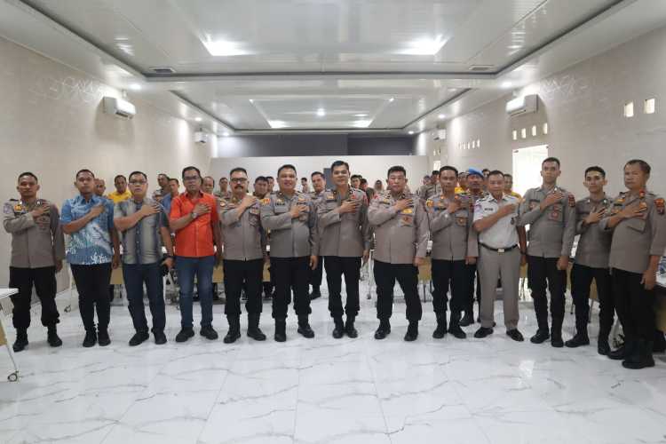 Tim Bidkue Polda Sumut Lakukan Supervisi Semester I Bidang Keuangan di Polres Batu Bara