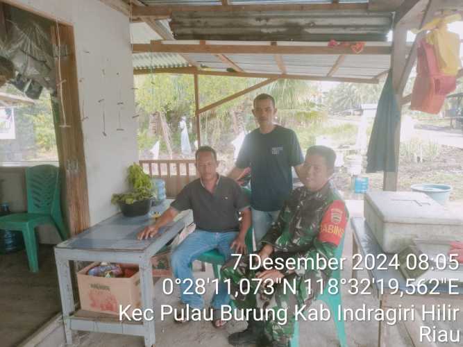 Babinsa Bangun Harjo Terus Menjaga Kekompakan dalam Binternya