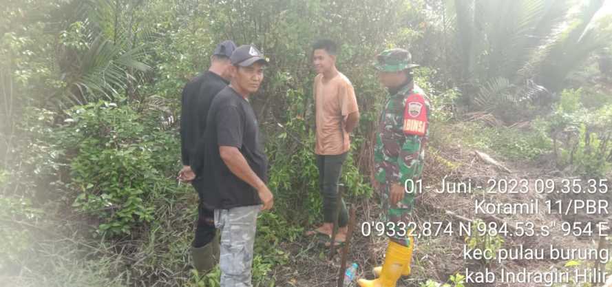 Babinsa Kerahkan Sumber Daya  dalam Penanganan Karhutlah