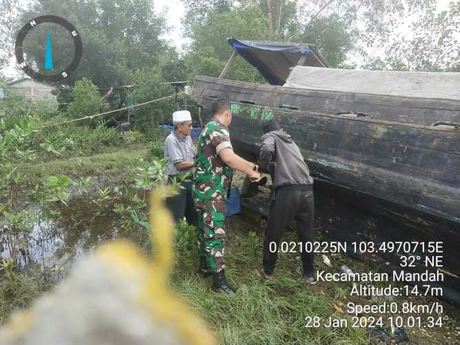 Kopda Hendri Menyampaikan Pesan Toleransi Kepada Warganya