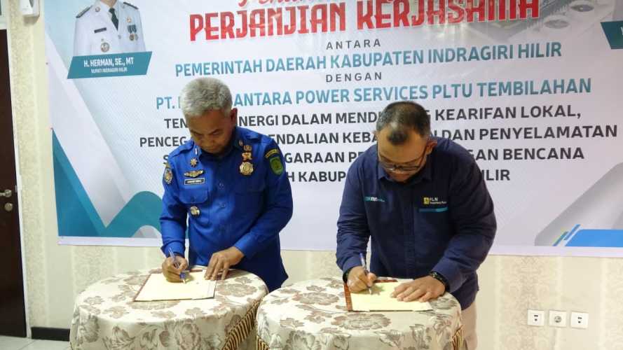 Pemkab Inhil Jalin Kerjasama Dengan PT. PLN Nusantara Power Services PLTU Tembilahan Dalam Sinergi Mendukung Kearifan Lokal