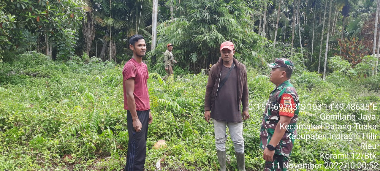 Babinsa Sialang Jaya Greget Lakukan Sosialisasi