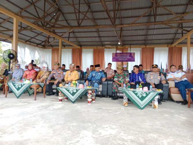 Danramil Batang Tuaka Hadiri Apel Bersama dan Syukuran Milad Kecamatan