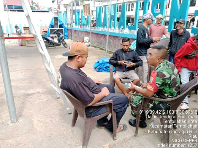 Babinsa Koramil 01/Tembilahan Gelar Komunikasi Interaktif Bersama Warga Binaan