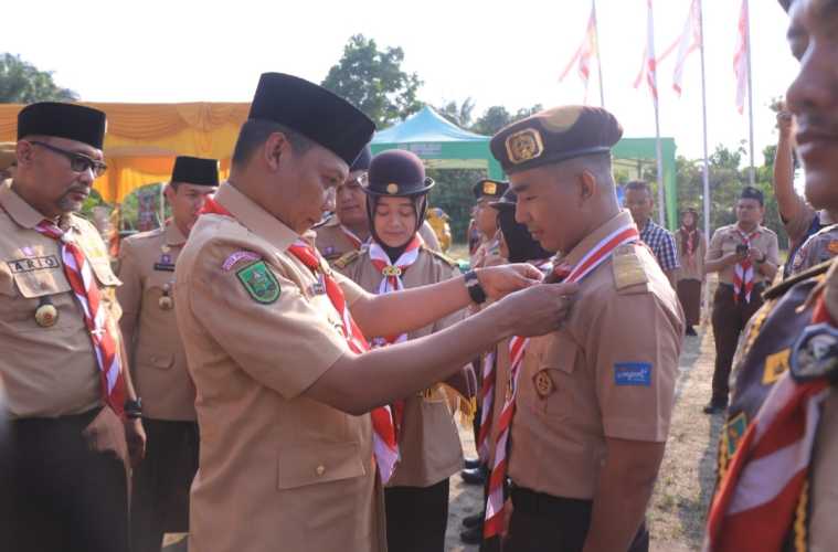 Pj Walikota Apresiasi Kegiatan Raimuna Pramuka Kota Pekanbaru