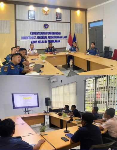 Tingkatkan Keselamatan Pelayaran, KSOP Tembilahan Ikuti Penyusunan Petunjuk Teknis Nasional
