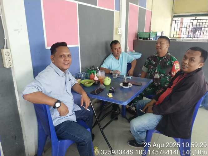 Babinsa Koramil 12/BTK Kodim 0314/Inhil Gencar Sosialisasi Anti Narkoba dan Judi Online di Desa Sungai Dusun
