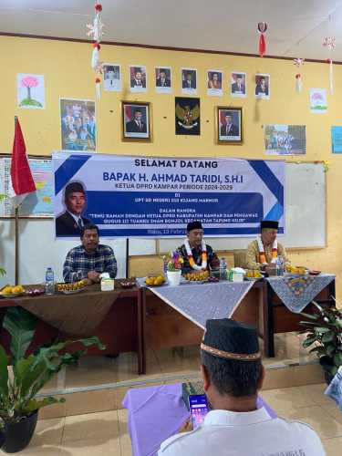 Ketua DPRD Kampar Hadiri Temu Ramah Dengan Kepsek dan Pengawas Gugus III Tuanku Imam Bonjol