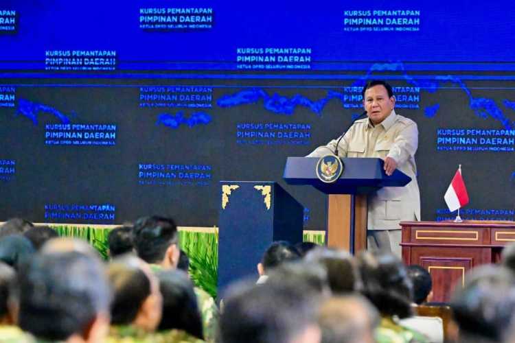 Presiden Prabowo Sampaikan Pengarahan pada Ketua DPRD Seluruh Indonesia