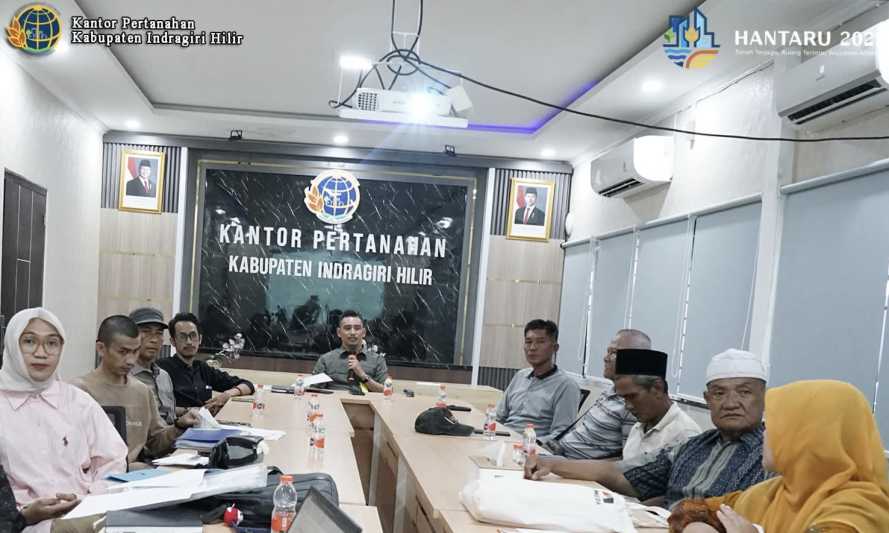 Kantah Inhil Gelar Tindak Lanjut Mediasi Sengketa Pertanahan