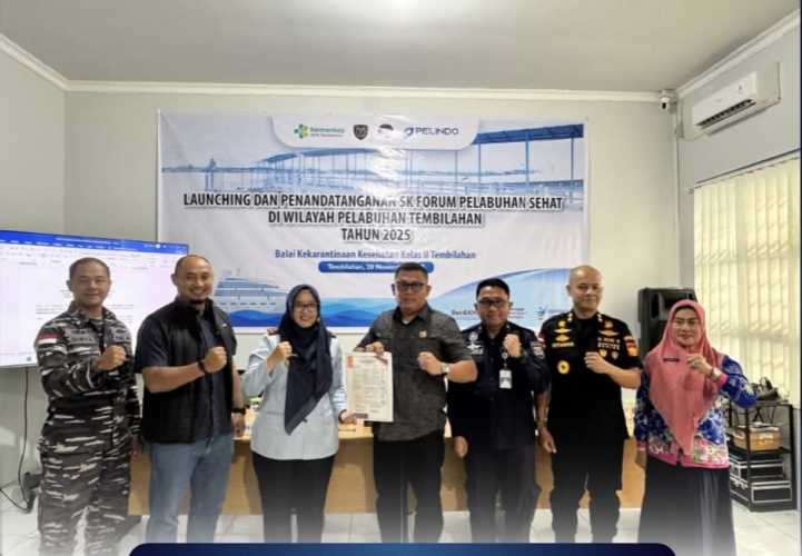 Pelindo Regional I Kawal Penuh Pembentukan Forum Pelabuhan Sehat di Tembilahan