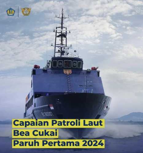 Patroli laut Bea Cukai catat hasil positif sepanjang Januari-Mei tahun 2024