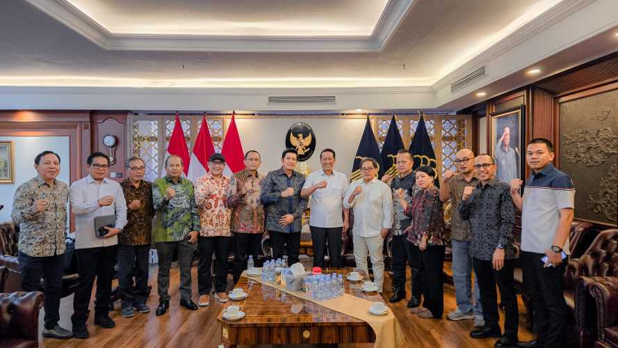 Panitia Kongres Temui Menkum dan Kapuspen TNI : Pemerintah Dukung Kongres  Persatuan PWI