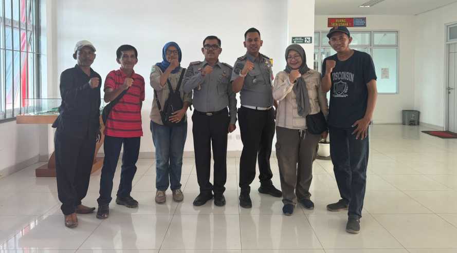 Kunjungi Lapas Narkotika Kelas II B Rumbai, Forwadik Riau Disambut dengan Ramah