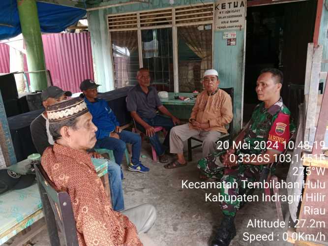 Serda Ronal Manalu Bersama RW Setempat Bina Kebersihan