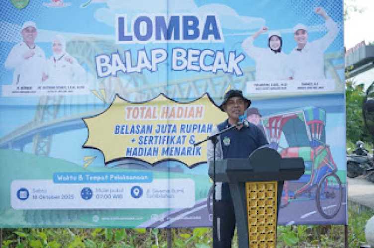 Bupati Inhil Apresiasi Pembukaan Turnamen Sepak Bola Pemuda Cup Desa Pulau Palas