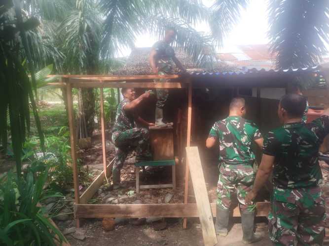 Program babinsa Renovasi Dapur warga