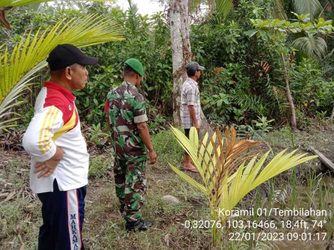 Danpos Turun Gunung Lakukan Patroli Karhutla