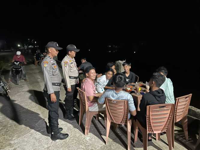 Berikan Rasa Aman Kepada Warga Masyarakat, Polsek Gaung Anak Serka Laksanakan Patroli KRYD