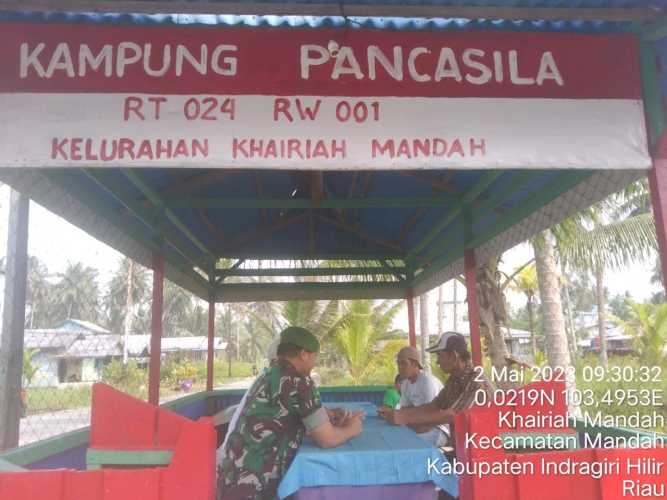 Babinsa Tingkatkan Kemampuan Warga Mengamalkan Nilai Pancasila