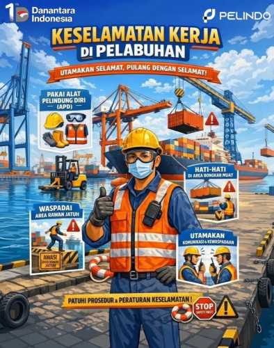 PT Pelindo Regional 1 Tembilahan Tegaskan Keselamatan Kerja adalah Prioritas Utama