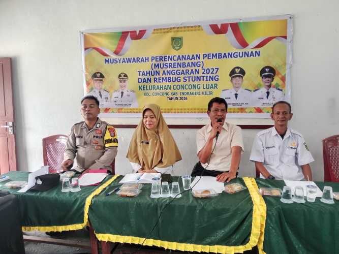 Musrenbang 2026 Concong Luar di Gelar, 5 Usulan Pembangunan Utama Siap di Usulkan Ke Kecamatan