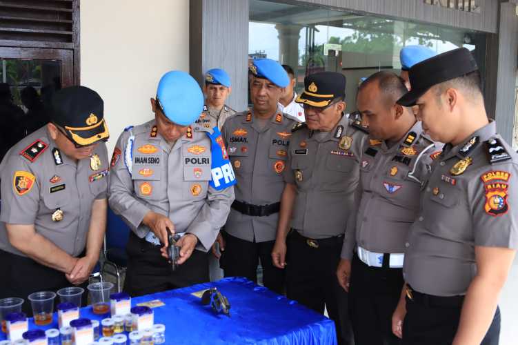 Propam Polda Riau Laksanakan Penegakkan Ketertiban dan Disiplin Personle Polres Indragiri Hilir