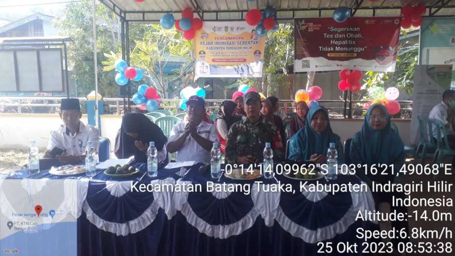 Sertu Januar Effendi Hadiri Undangan Zoom Meeting Pencanangan Imunisasi