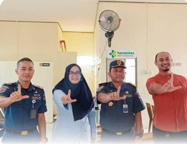 Kepala KSOP Kelas IV Tembilahan Hadiri Kegiatan Pengobatan dan Screening Kesehatan Gratis