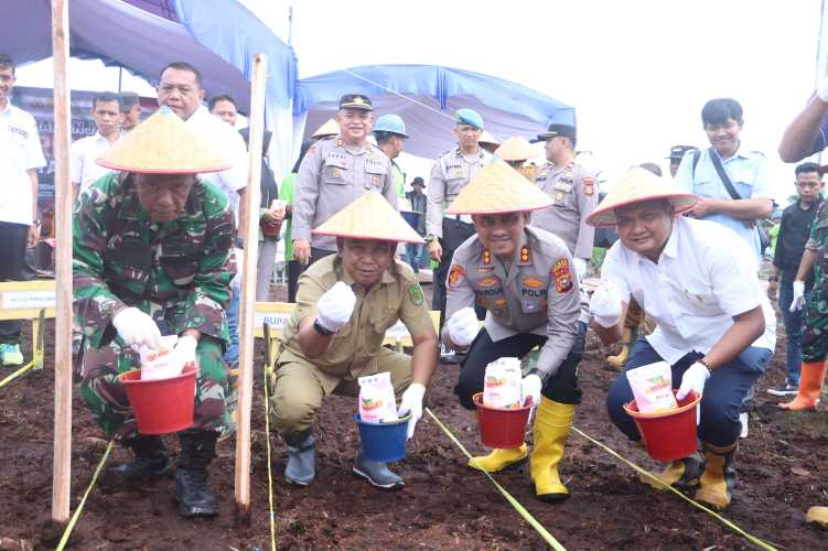 Polres Inhil Laksanakan Asta Cipta Dukung Swasembada Pangan