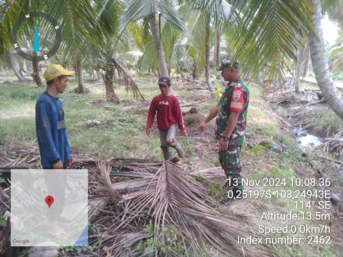 Serda Syafrijon Melaksanakan Pengawasan Karhutlah