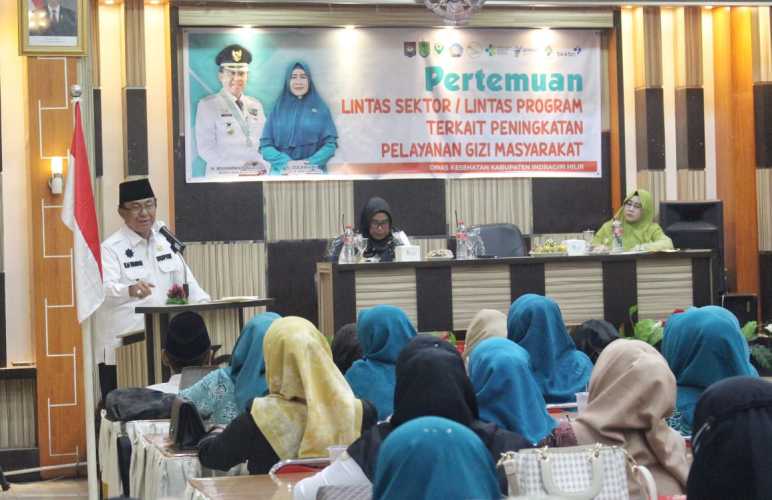 Dinas Kesehatan Kabupaten Inhil Menggelar Pertemuan Lintas Sektor / Lintas Program terkait Peningkatan Pelayanan Gizi Masyarakat