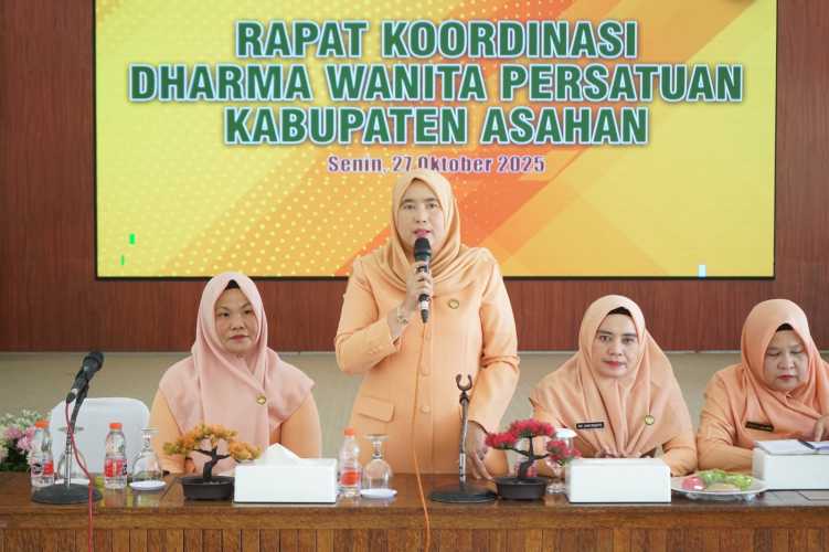 Dharma Wanita Persatuan Kabupaten Asahan Gelar Rapat Koordinasi untuk Perkuat Sinergi dan Program Kerja Tahun 2025