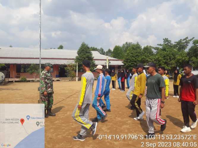 Babinsa Latih PBB, Ajang Peningkatan Kedisiplinan