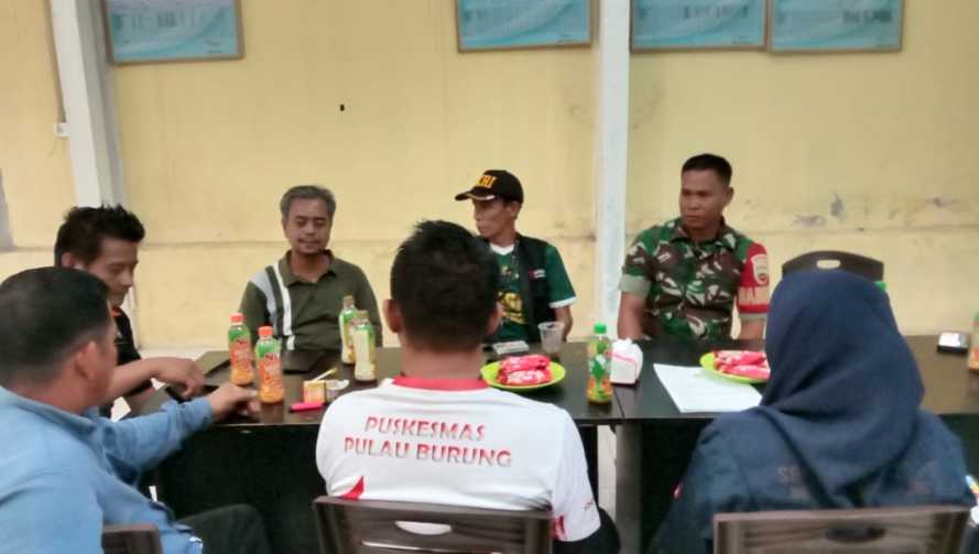 Babinsa Pulau Burung Hadiri Rapat Pleno DPHP Pilgub dan Wagub