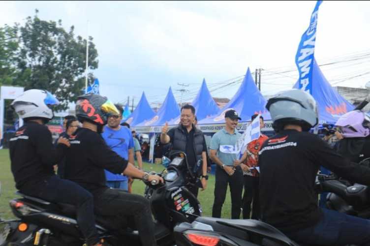 Sekdako Apresiasi Ajang Maxi Day Yamaha 2024 di Kota Pekanbaru