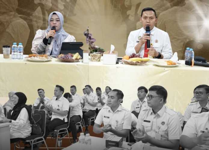 Perkuat Tata Kelola Bersih, Kanwil BPN Riau Gelar Monev Zona Integritas di Kantah Inhil