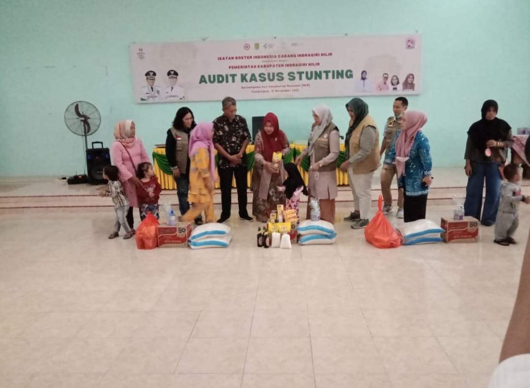Galeri HUT IDI dan HKN, DP2KBP3A Inhil Bersama OPD Lain Hadiri Acara Audit Kasus Stunting