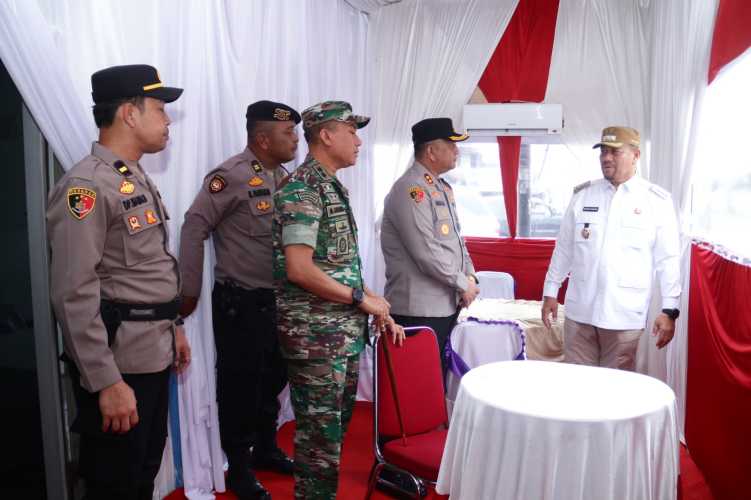 Forkopimda Batu Bara Cek Pospam dan Posyan Dalam Rangka OPS Ketupat Toba 2025