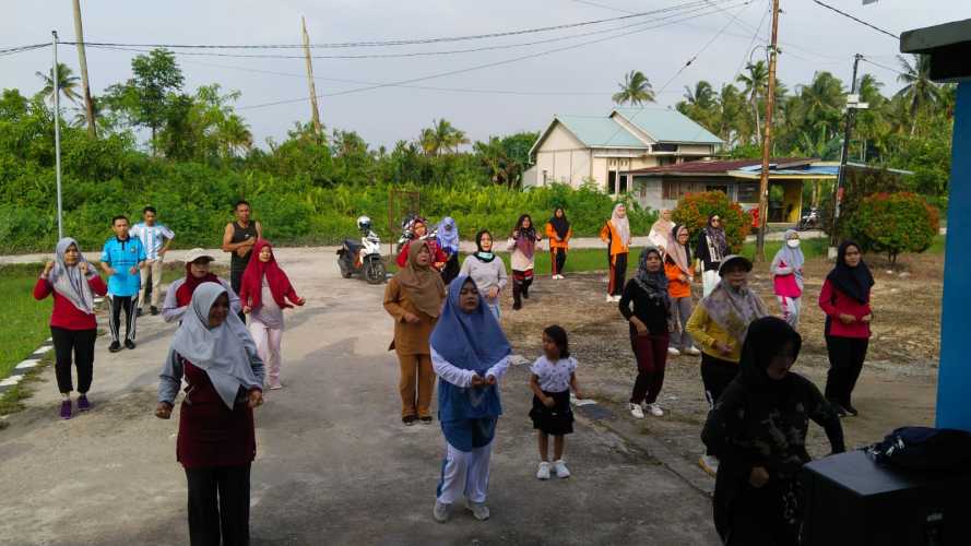 Senam Sehat Rutin Rumah Sakit  Raja Musa Bikin Fresh