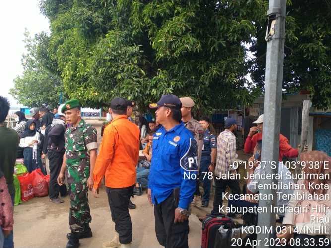 Serka Masri Bersama Tim Melaksanakan Patroli Pengamanan  Lebaran