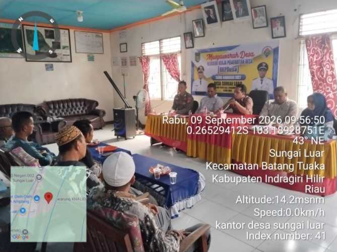 Musyawarah Desa RKPDes Tahun 2027 Desa Sungai Luar Resmi Dibuka