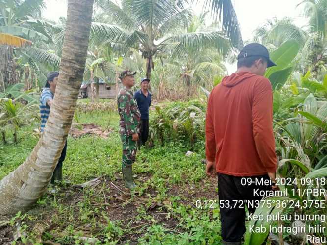 Serda Hendra Kardi Lakukan Patroli Wilayah Cegah Titik Karhutlah