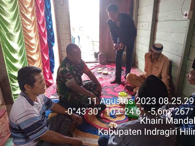 Kopda Sudarwis Memberikan Informasi Tentang Keamanan dan Bahaya Membakar Lahan