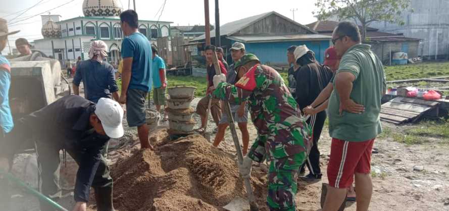 Serda Supardianto Menggerakkan Warga Kerja Bakti